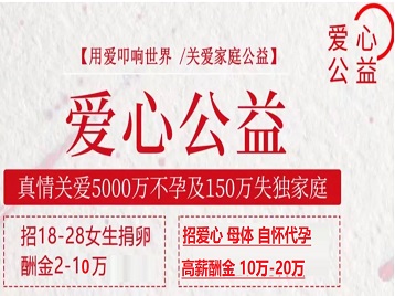 山城捐卵助孕生子 爱心志愿者招募